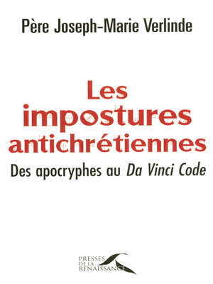 cover image of Les impostures antichrétiennes
